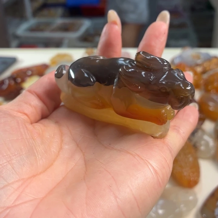 玛瑙/玉髓吊坠(不含链)未镶嵌