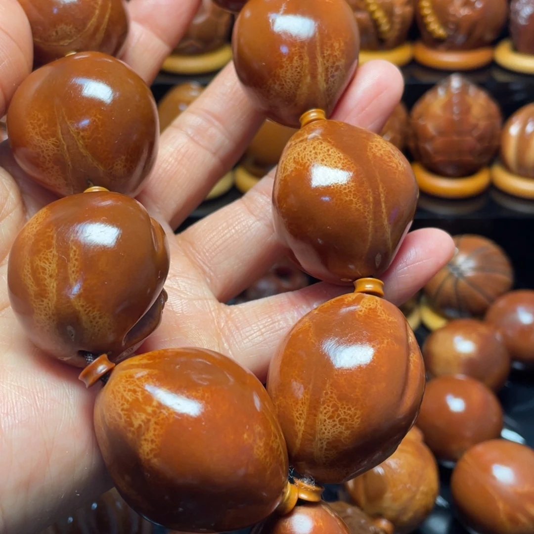 橄榄核手串/手链笑***淡一龙九鳳