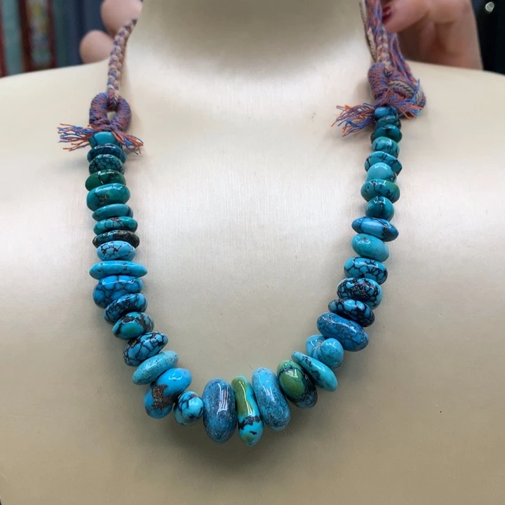 绿松石未镶嵌长链