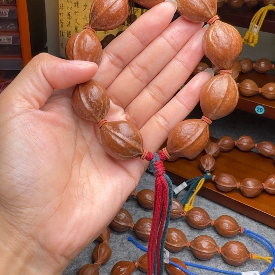 恩***尚吊坠橄榄核21/29毕业款老核 原皮 梅林铁核铁核