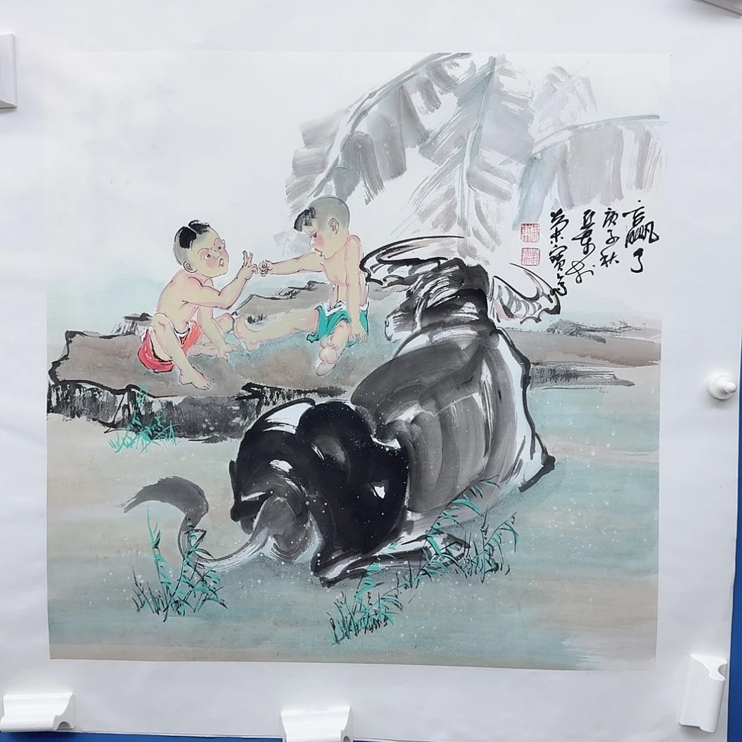 国画多次参加国内外大型