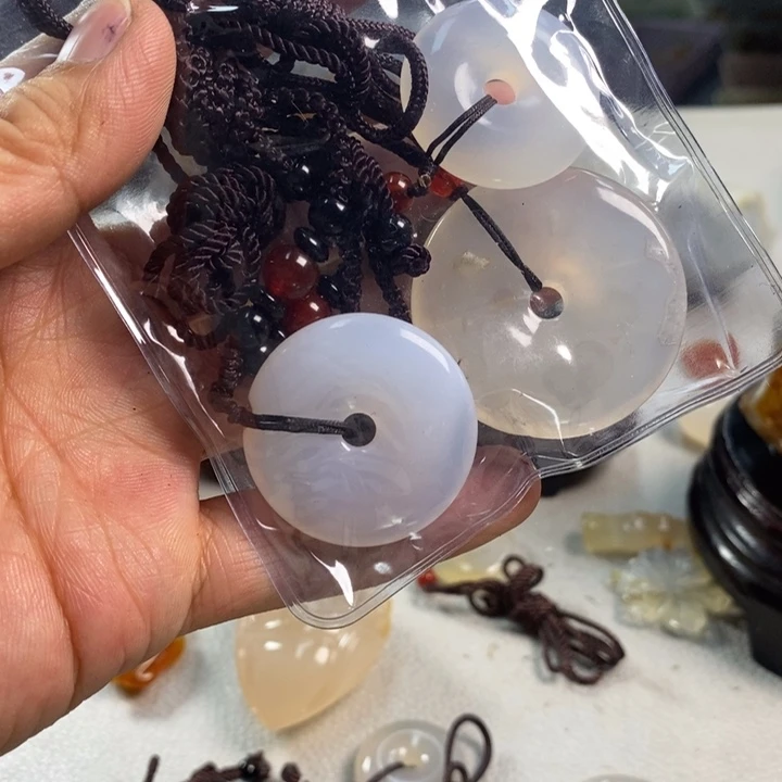 玛瑙/玉髓吊坠(不含链)未镶嵌