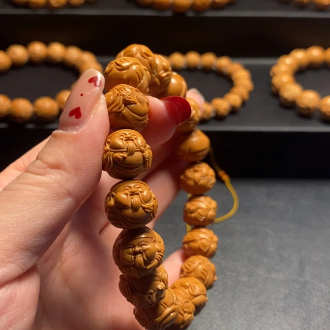 猴头核桃手串用****5十八路财神