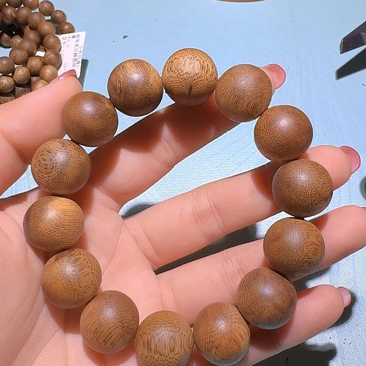 沉香手串棋楠圆珠单圈1.6/16克