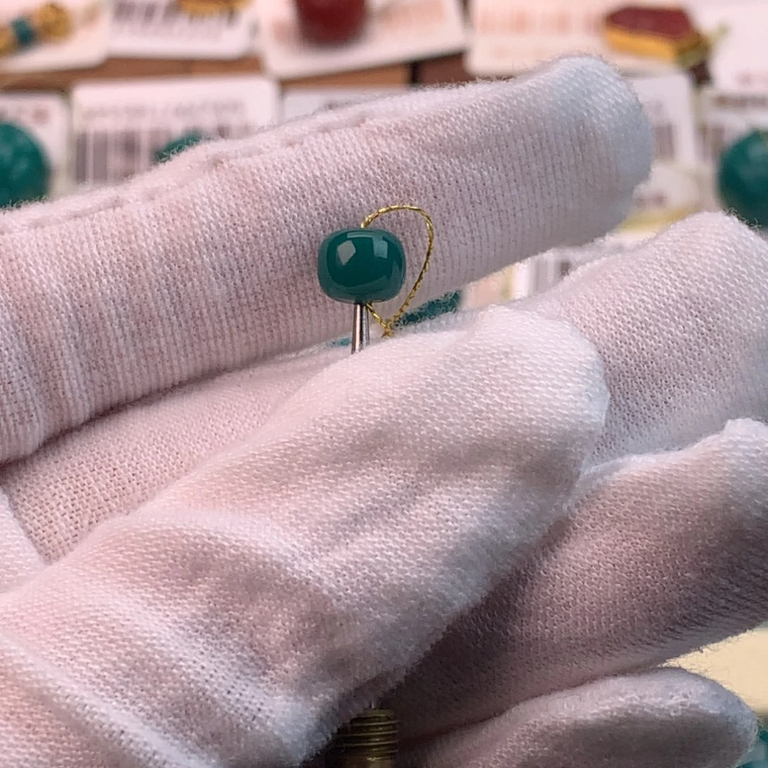 绿松石未镶嵌配饰蕊6.5*5.5