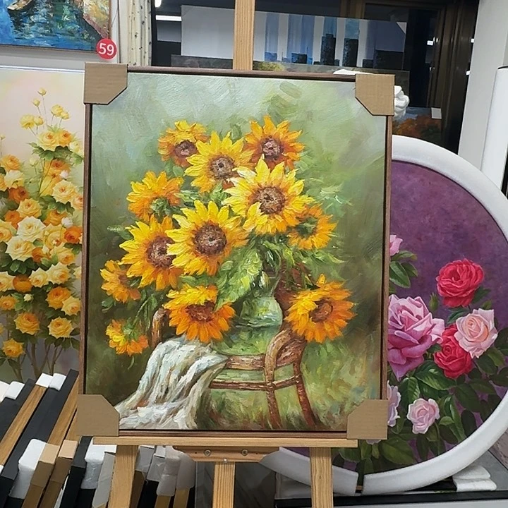 油画油画作品展等活动的大型