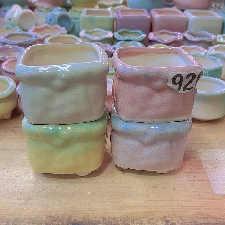 陶瓷花盆当场满12包邮