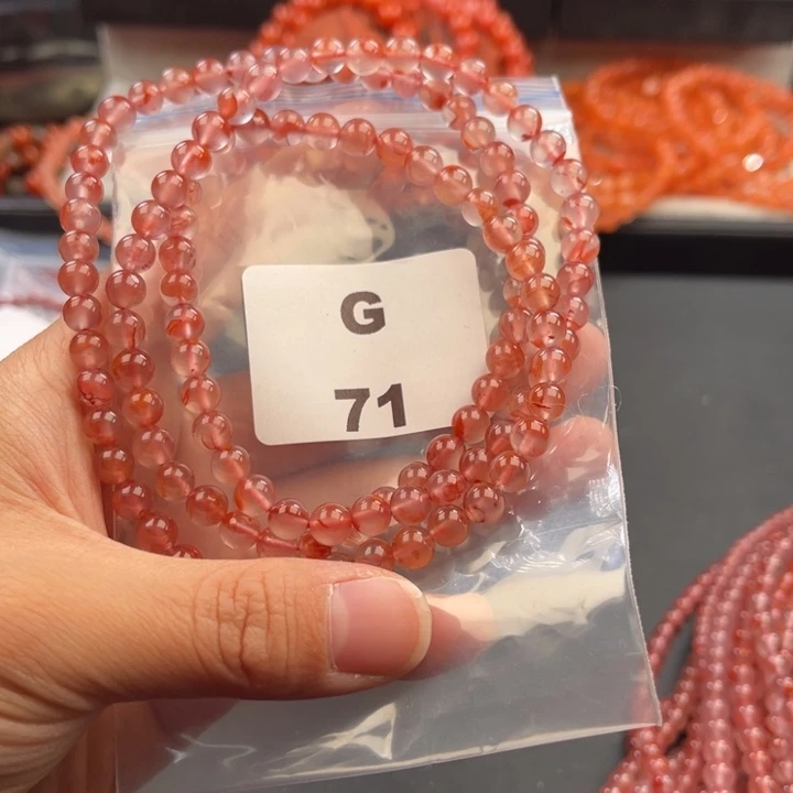 南红玛瑙未镶嵌多样性发货默认微瑕称重6mm