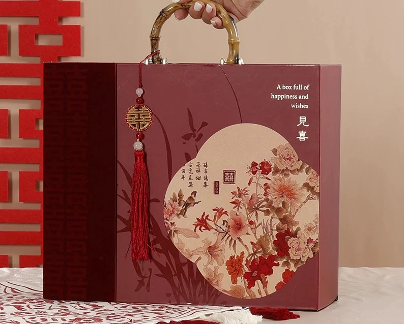 高档喜糖礼盒成品含糖实用结婚伴手礼订婚回礼喜饼套装