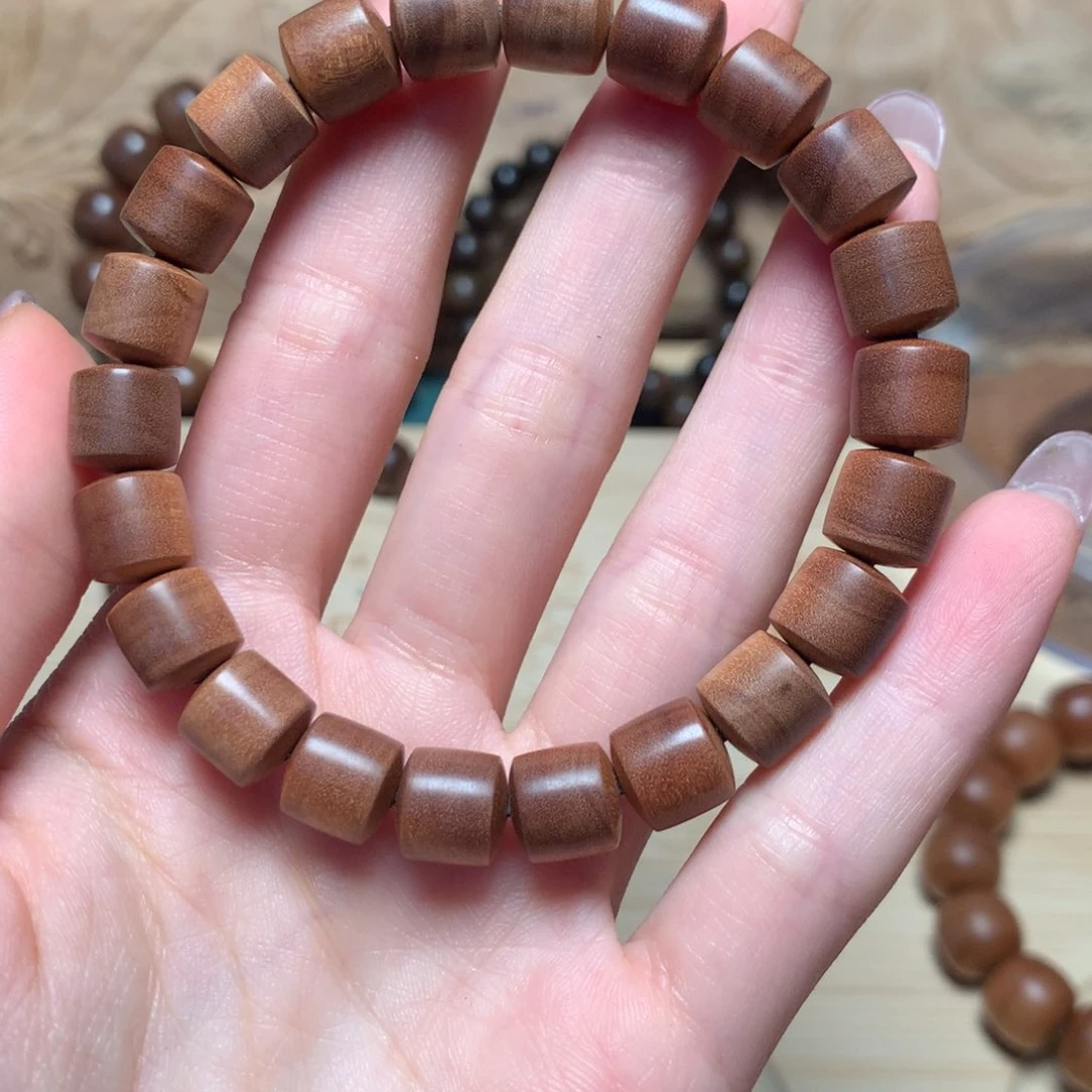 檀香木手串/手链迈索尔老山檀9x9黑斑