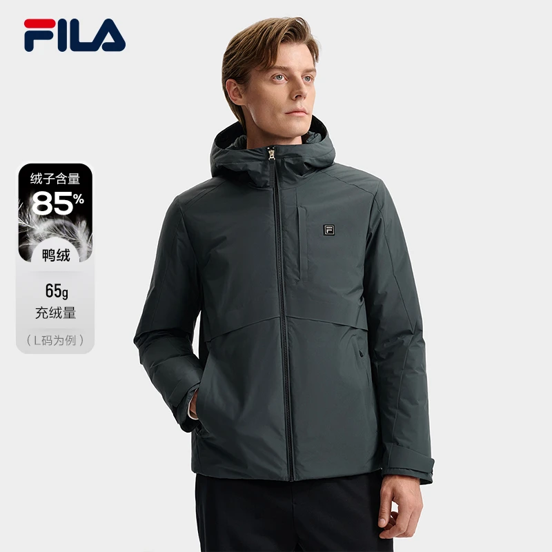 Fila/斐乐男士羽绒服【商务防水】秋冬新款保暖加厚上衣F11M543903F