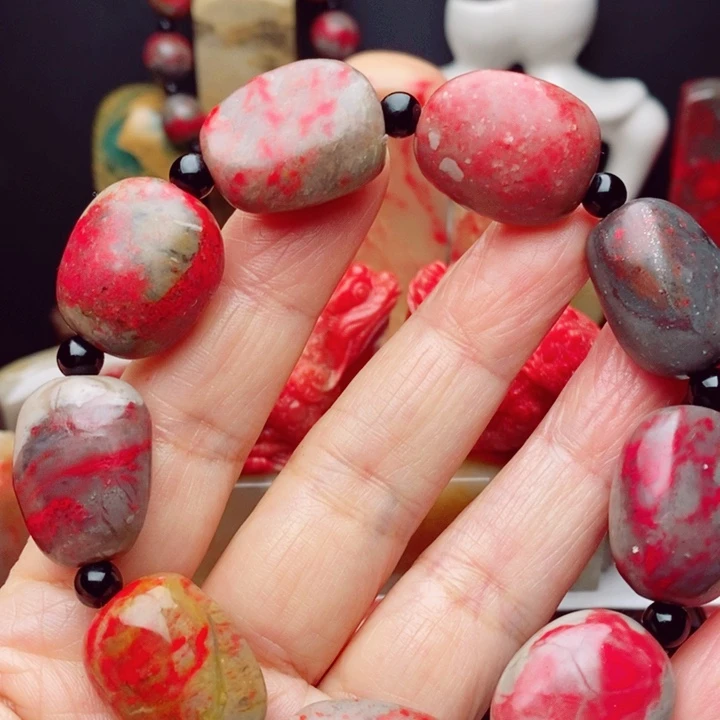 昌化石鸡血石手串