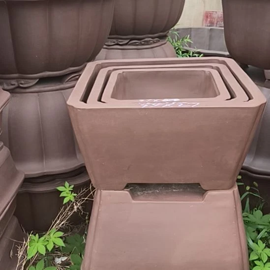 宜兴丁山紫砂花盆