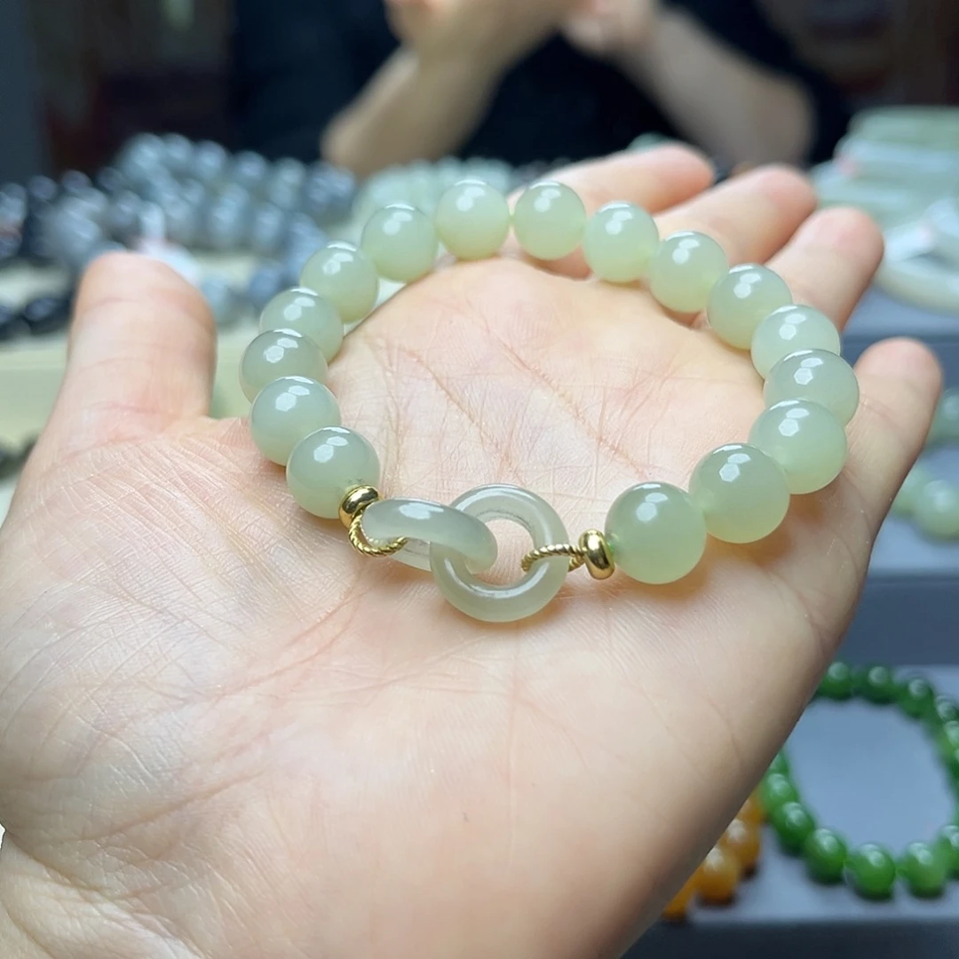 和田玉手链未镶嵌