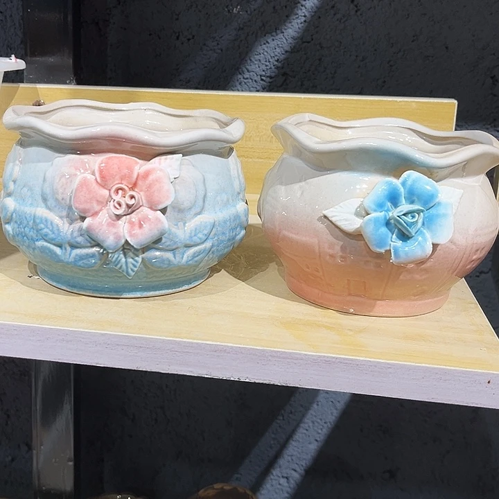 瓷片花盆多肉捏花福利