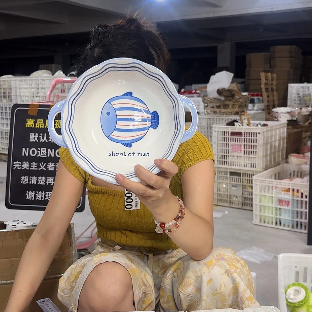 瓷微瑕陶瓷餐具釉下彩