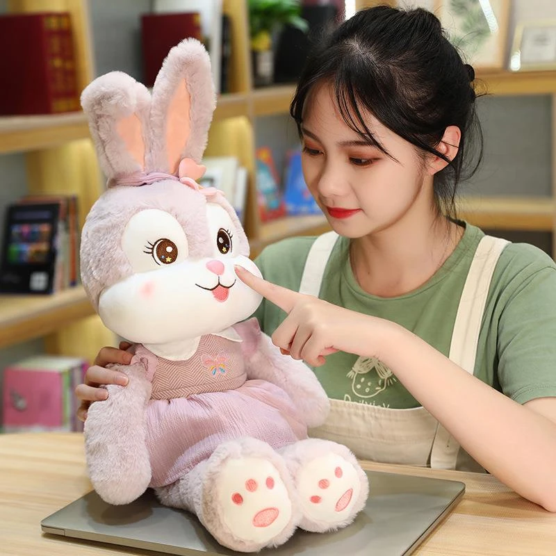 美美兔公仔毛绒玩具可爱兔子玩偶柔软小白兔布娃娃礼品