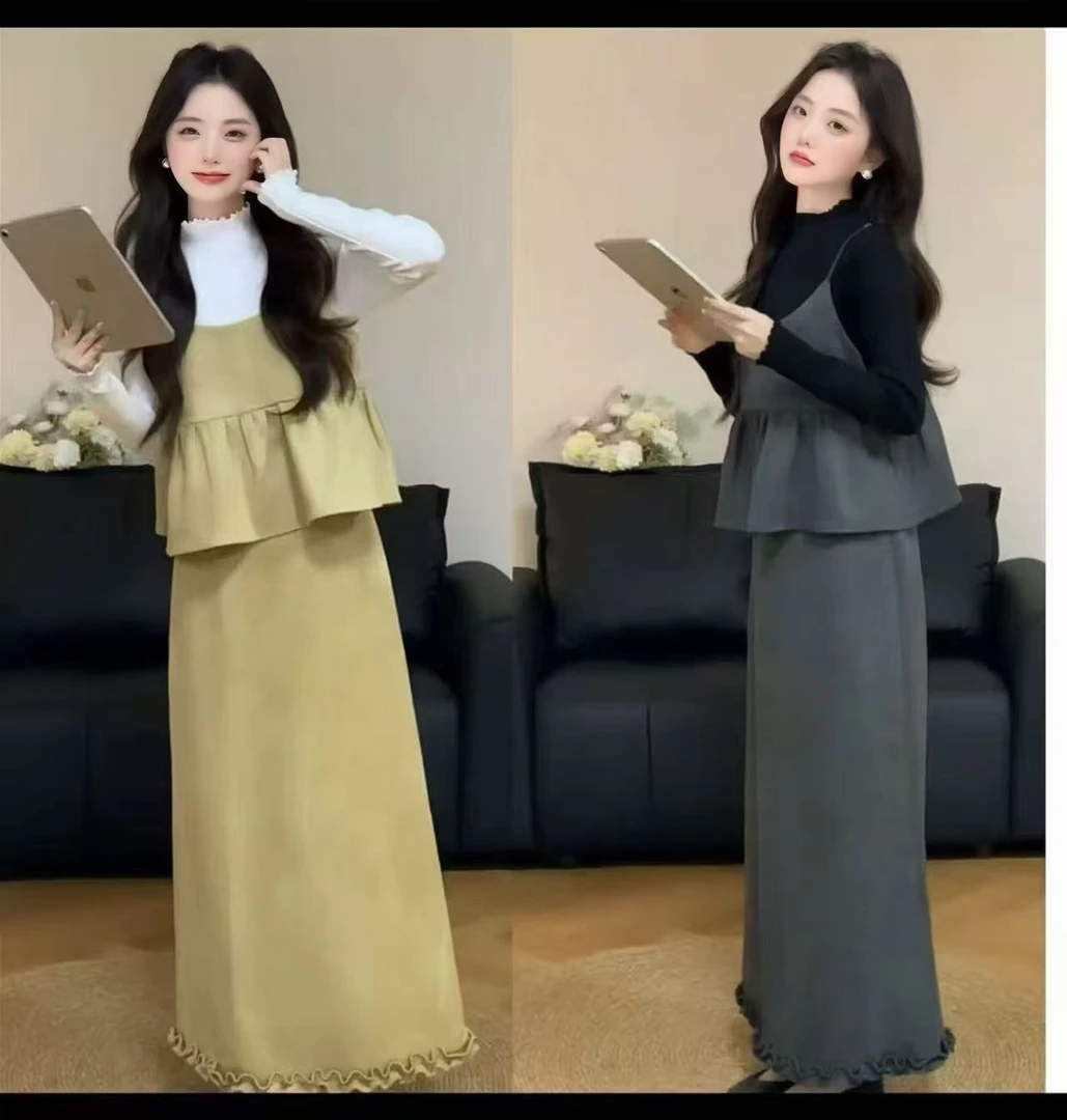 休闲时尚套装轻熟风秋季秋季洋气时尚长袖女神范休闲两件套