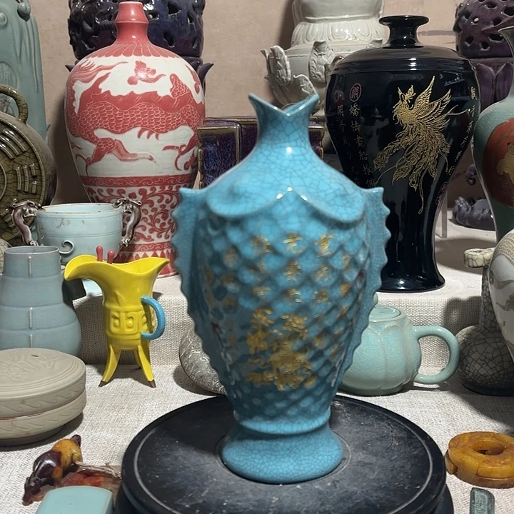 摆件瓷器好漂亮呀
