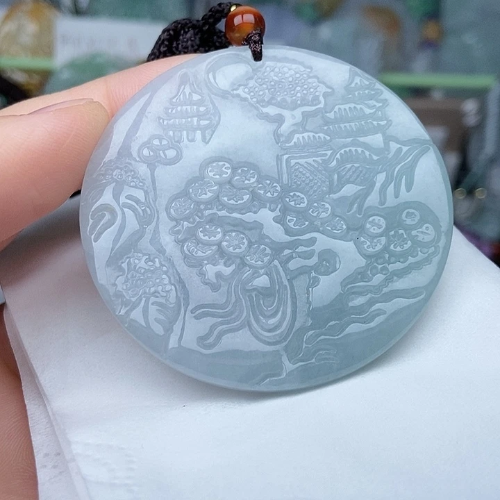 翡翠未镶嵌颈饰翡翠