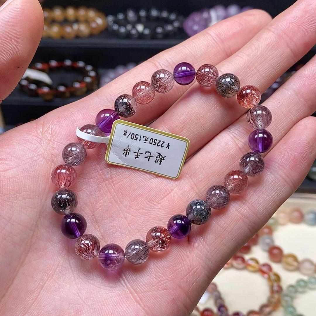 水晶手串未镶嵌手串7.9