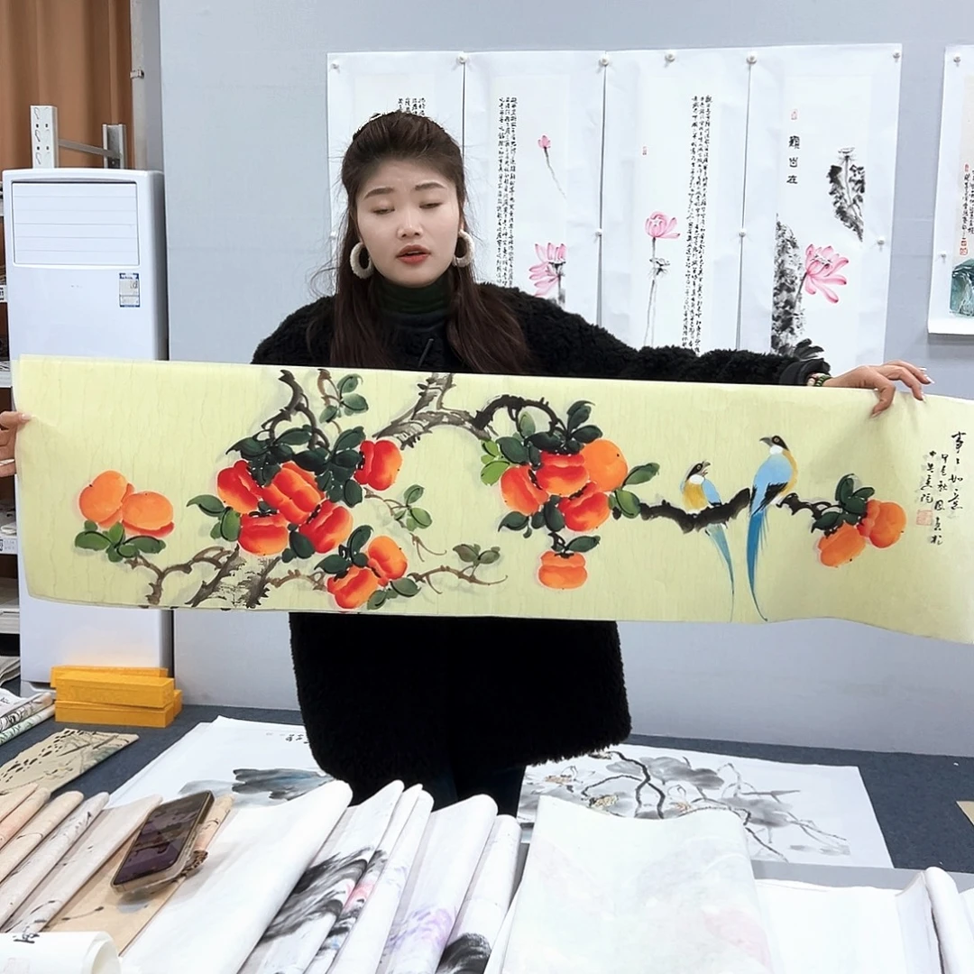 国画国画作品纯手绘制作品