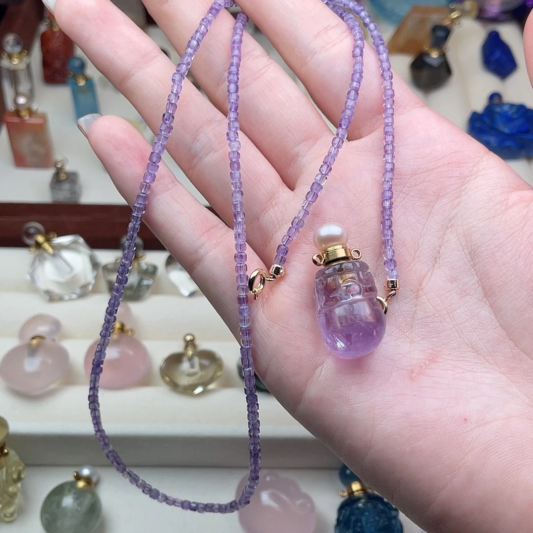 水晶颈饰未镶嵌“****：天然水晶吊坠917