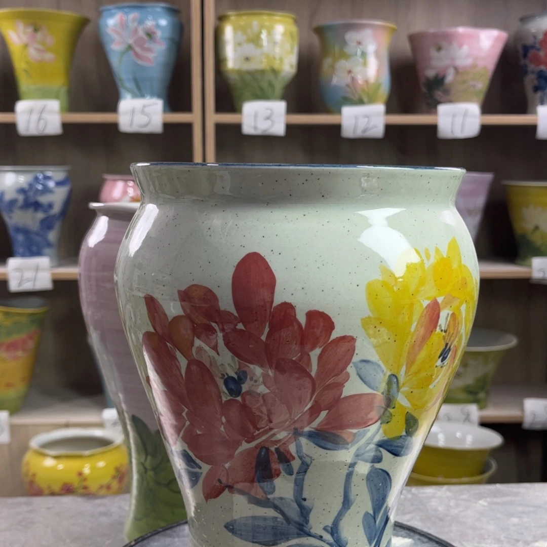 景德镇陶瓷花盆花盆