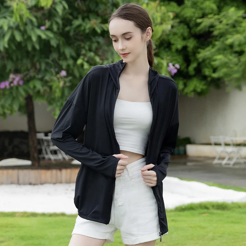 自由奇遇防晒衣2025年新款夏季防紫外线薄外套落肩透气长袖