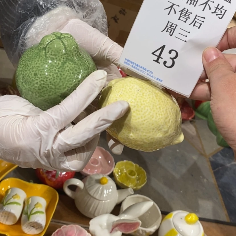 【闪购商品】摆件丛*虎陶瓷摆件瑕疵特卖