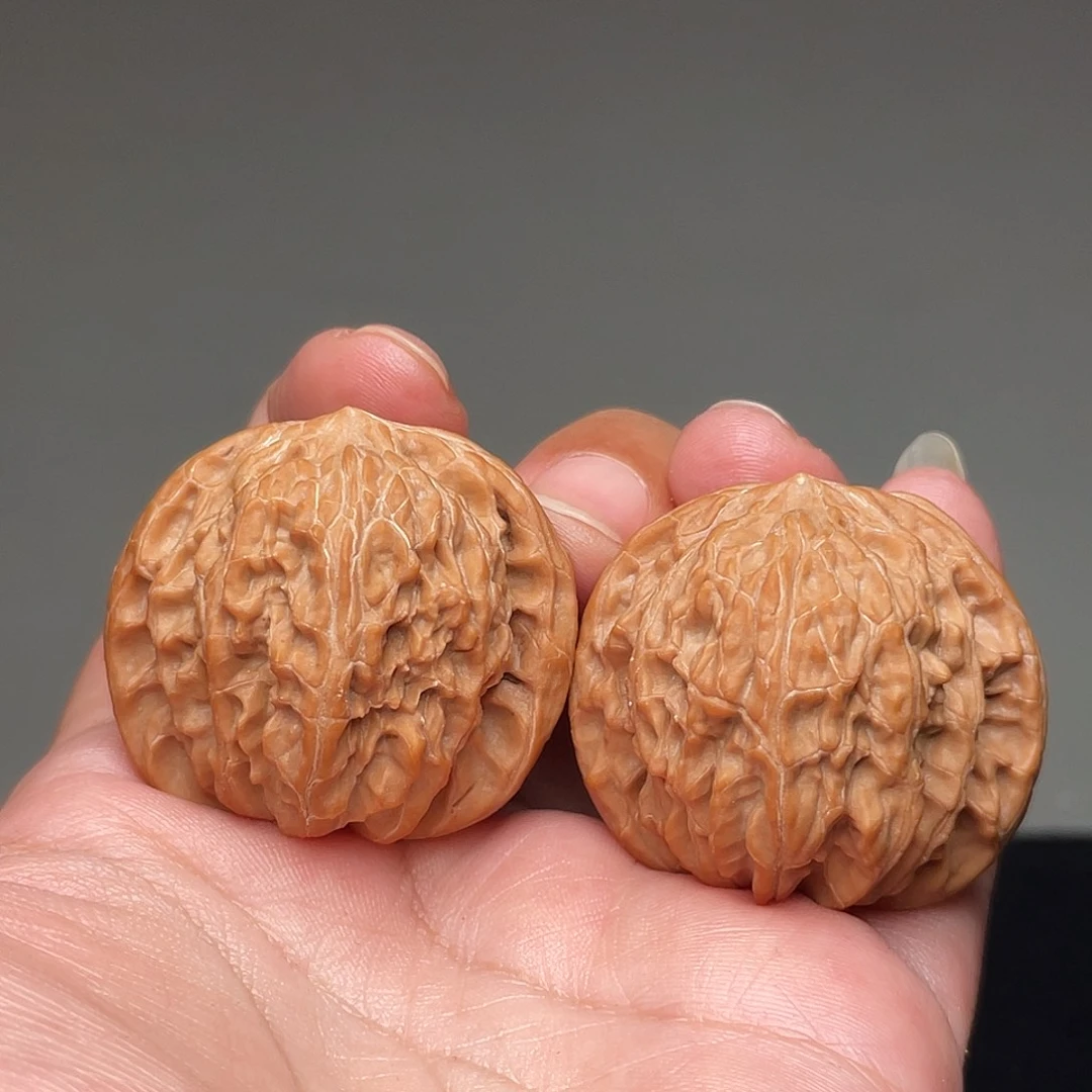 把件猴头核桃38×34全品头茬平谷老树磨盘XM3527