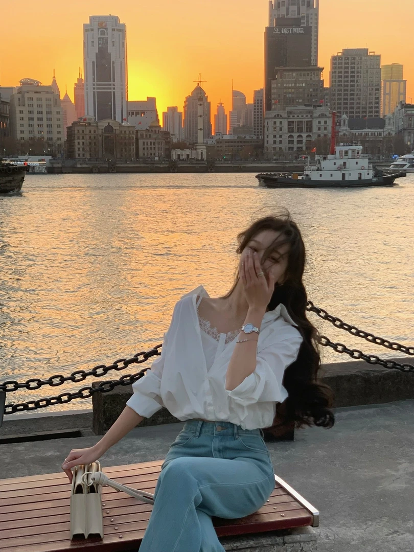 EIA一尧【露丝衬衫】气质松弛高智感假两件衬衫日常简约慵懒休闲女