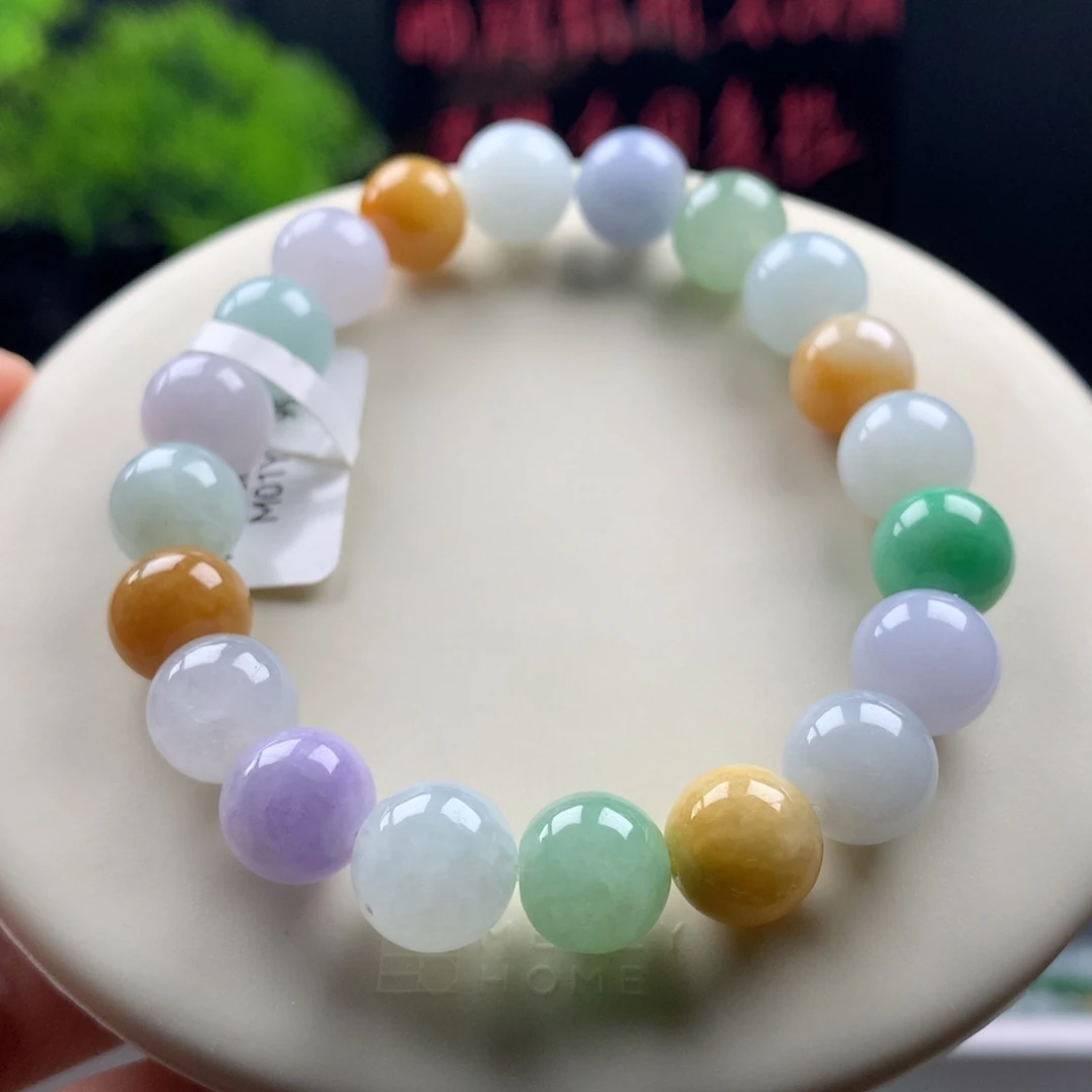 翡翠未镶嵌手链卡9.5