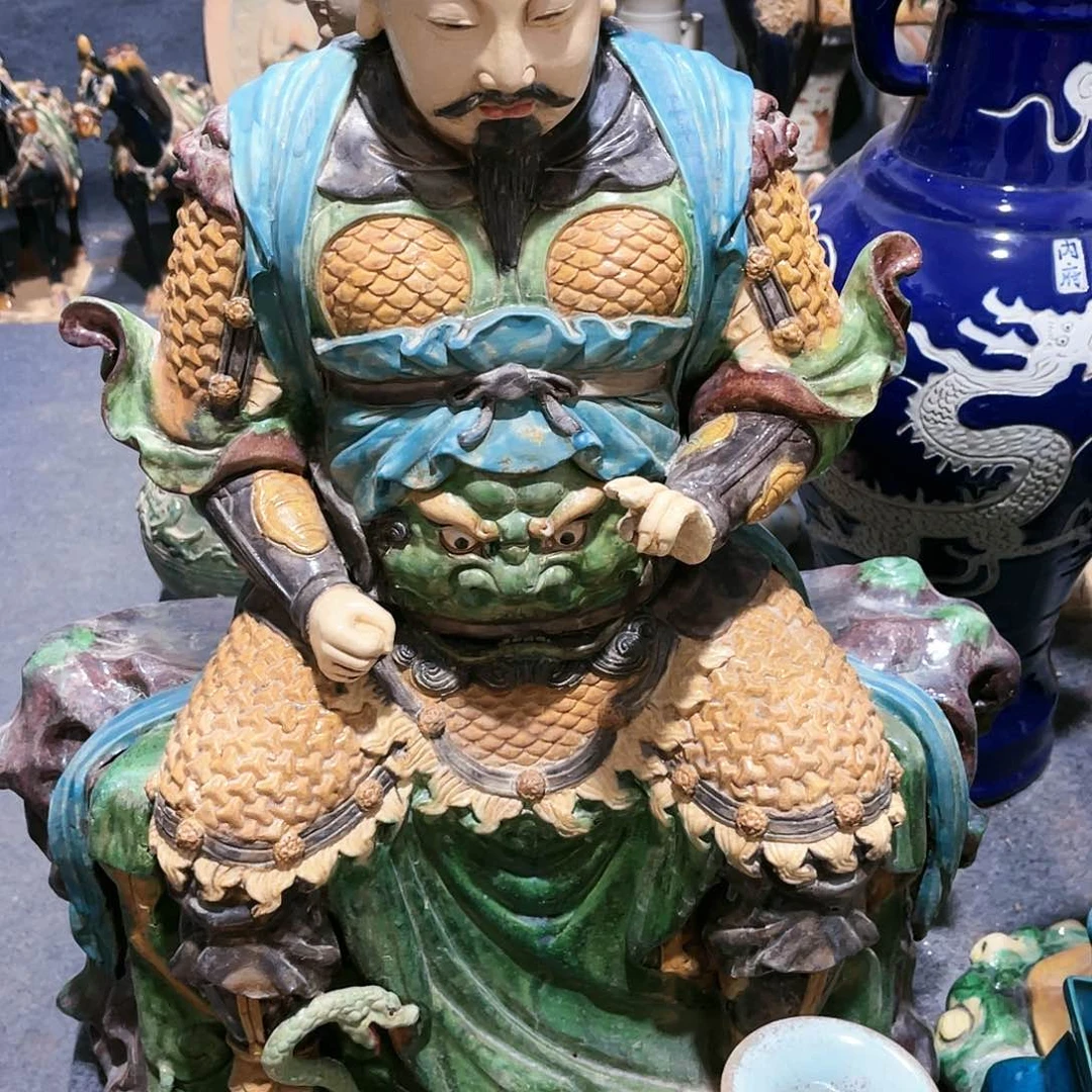 瓦当摆件摆件茶桌茶台陶瓷蓬*居