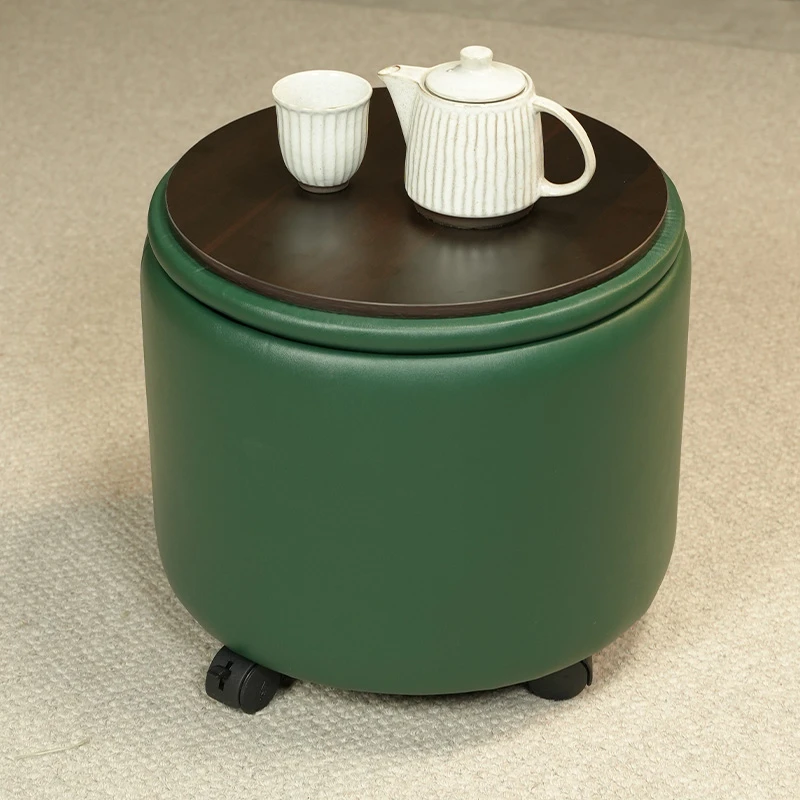 胖墩墩收纳边几茶几沙发边几凳角几床头柜简约美式轻奢创意不无竹