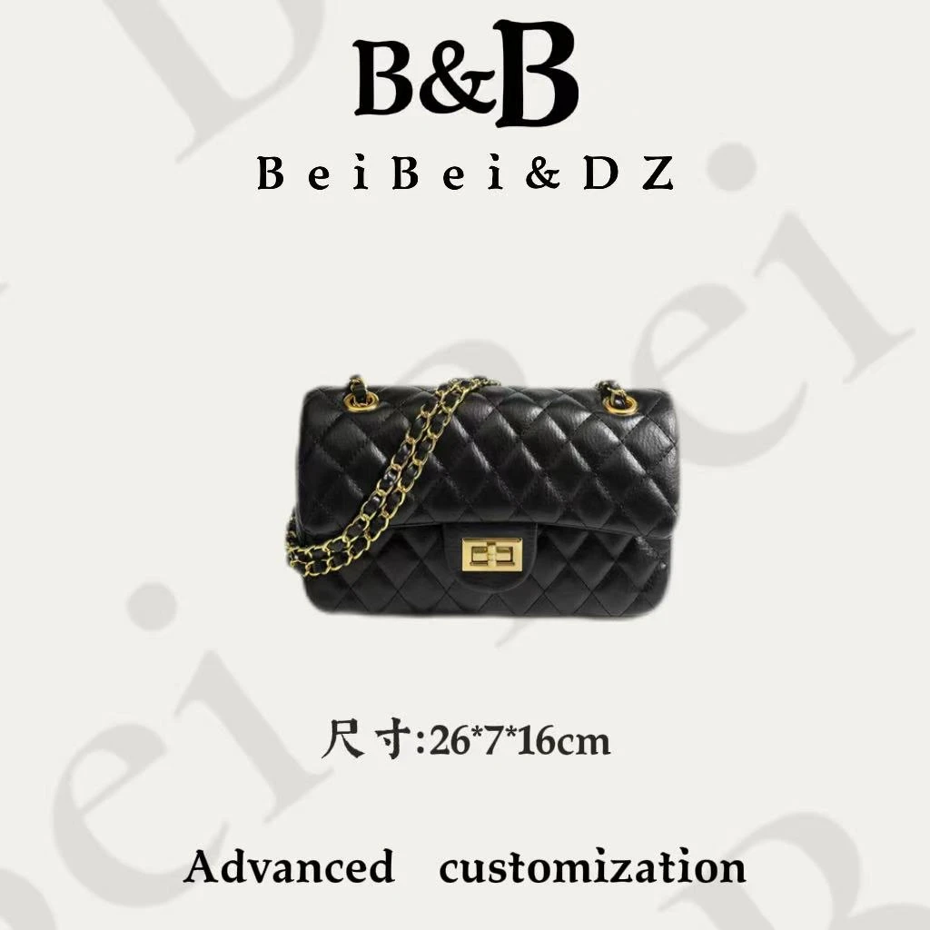 【BB&DZ】666黑 经典百搭时尚潮流单肩斜挂款小众气质洋气女士包