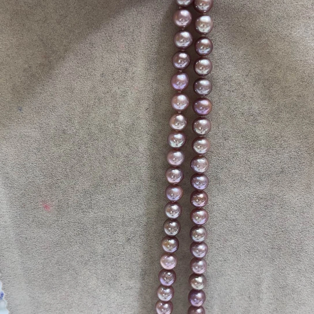 颈饰银S925镶嵌淡水珍珠