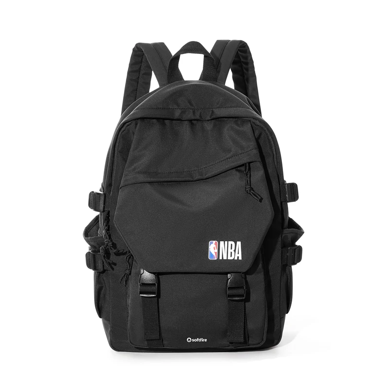 NBA联名SOFTFIRE款男女童大容量双肩包简约学生书包休闲旅行便携