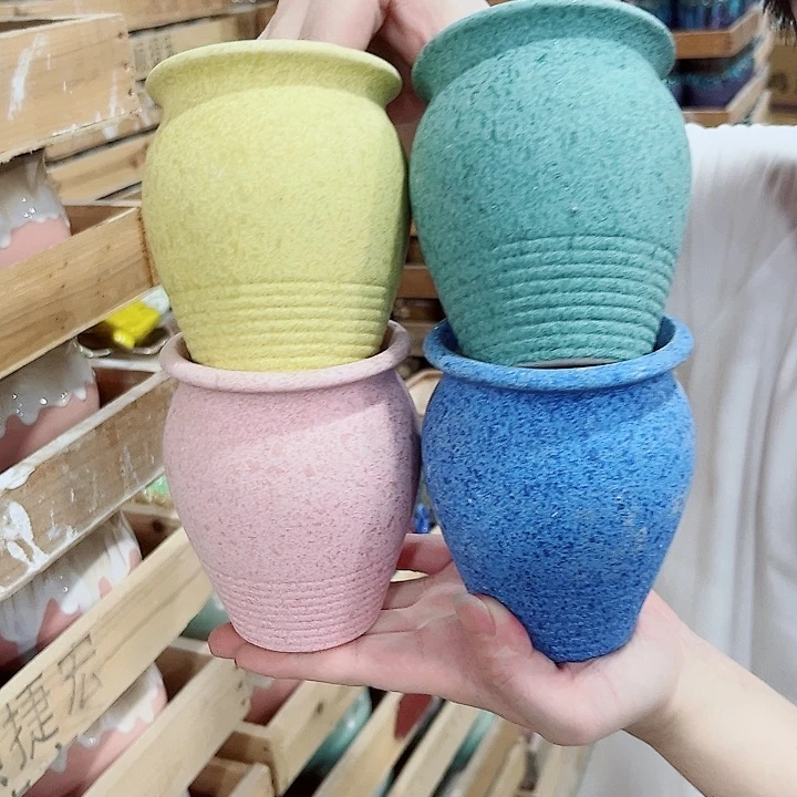 有孔.凑单10元陶瓷花盆发货！