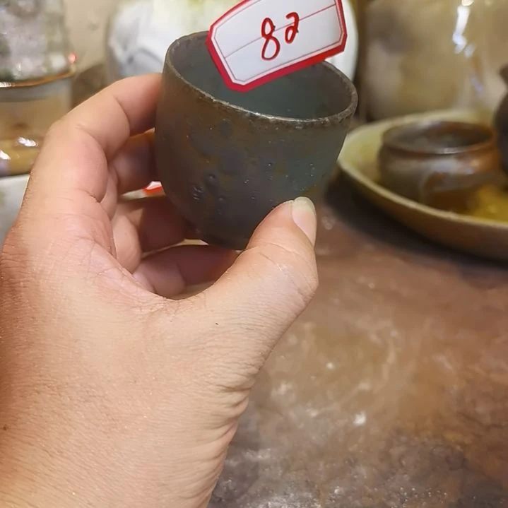 摆件手工高温原矿窑变特价不退不换