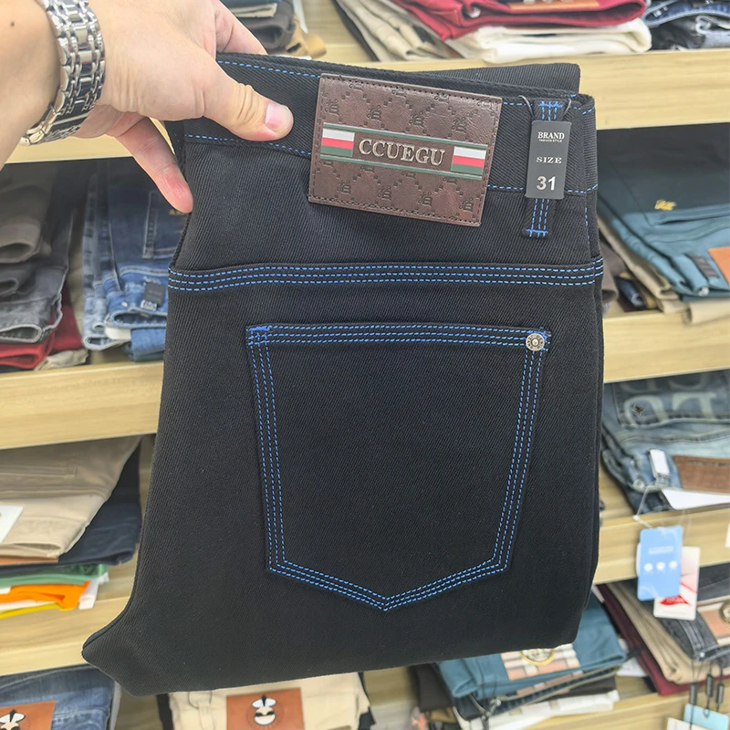 【罗仔精选】秋冬男款男士高品质牛仔裤厚款男裤长裤JD-G810