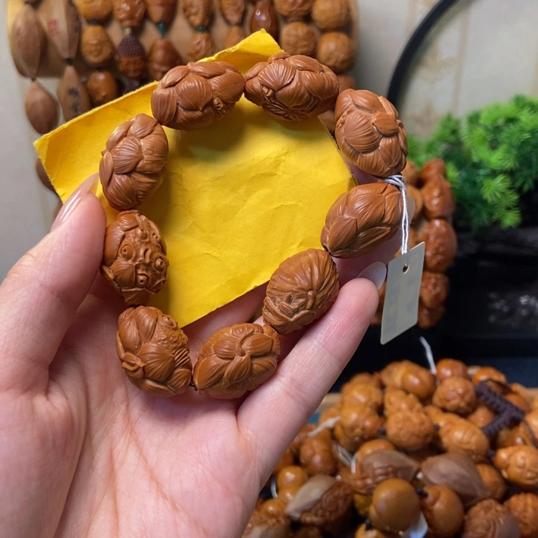 橄榄核手串/手链莲蓬莲花