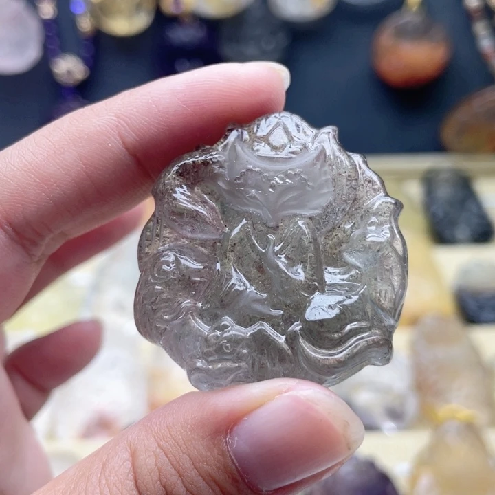 水晶吊坠(不含链)未镶嵌