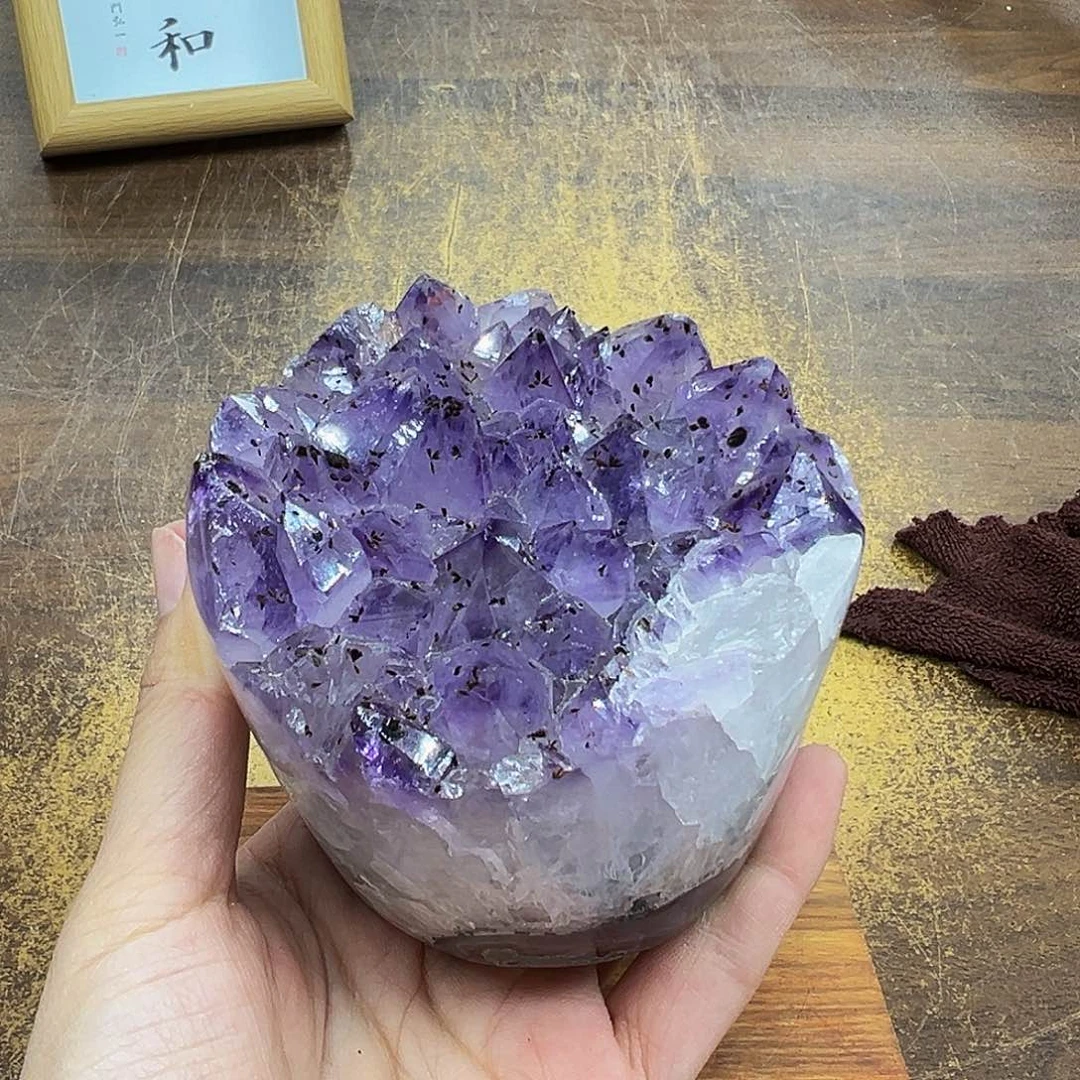 紫晶摆件未镶嵌晶体