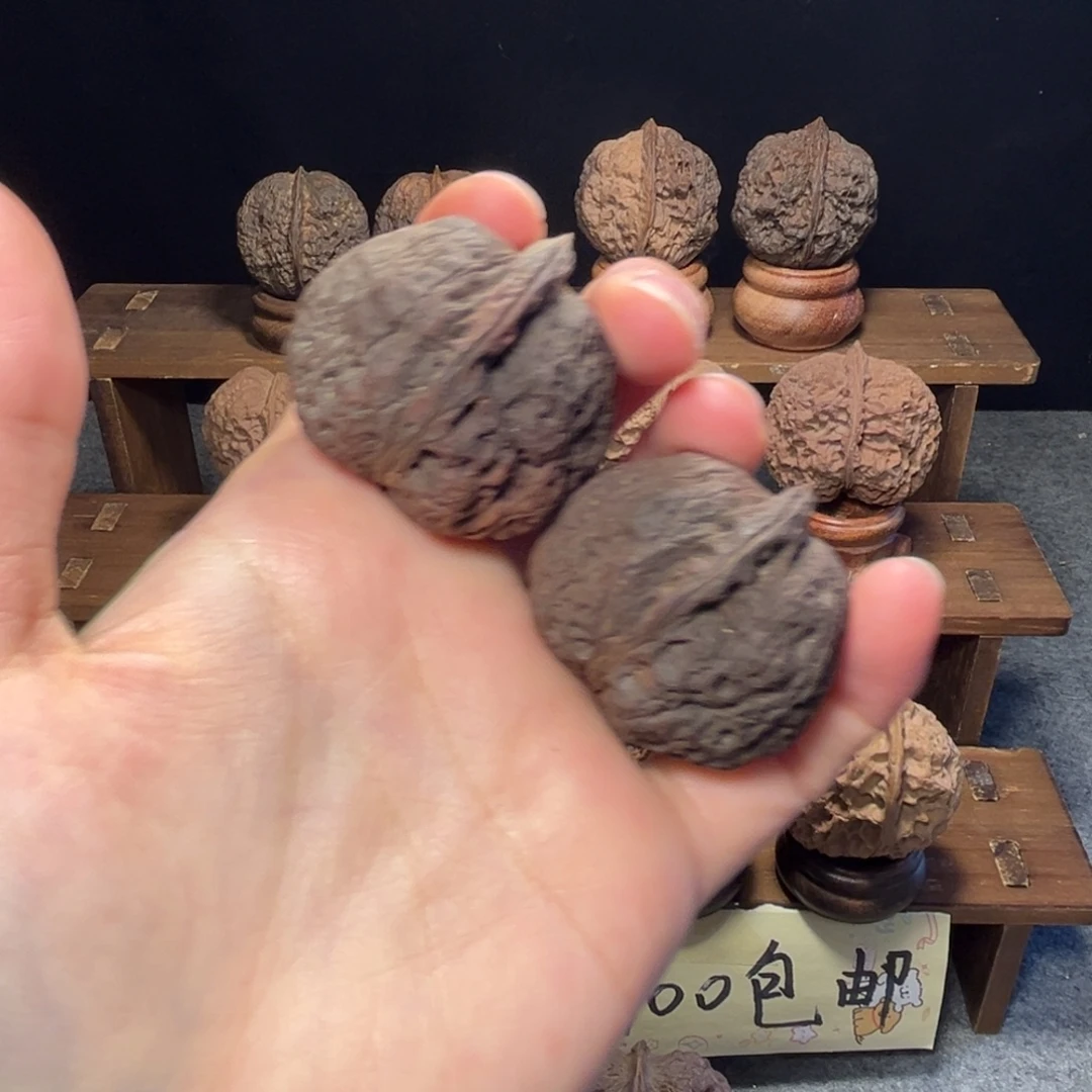 文玩核桃吊坠z七彩石壶40mm