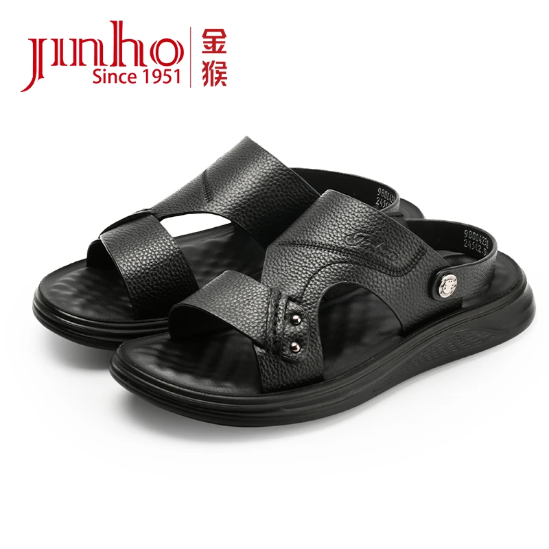 Jinho/金猴【微瑕，介意勿拍】沙滩凉鞋夏季真皮舒适透气9800423A/B