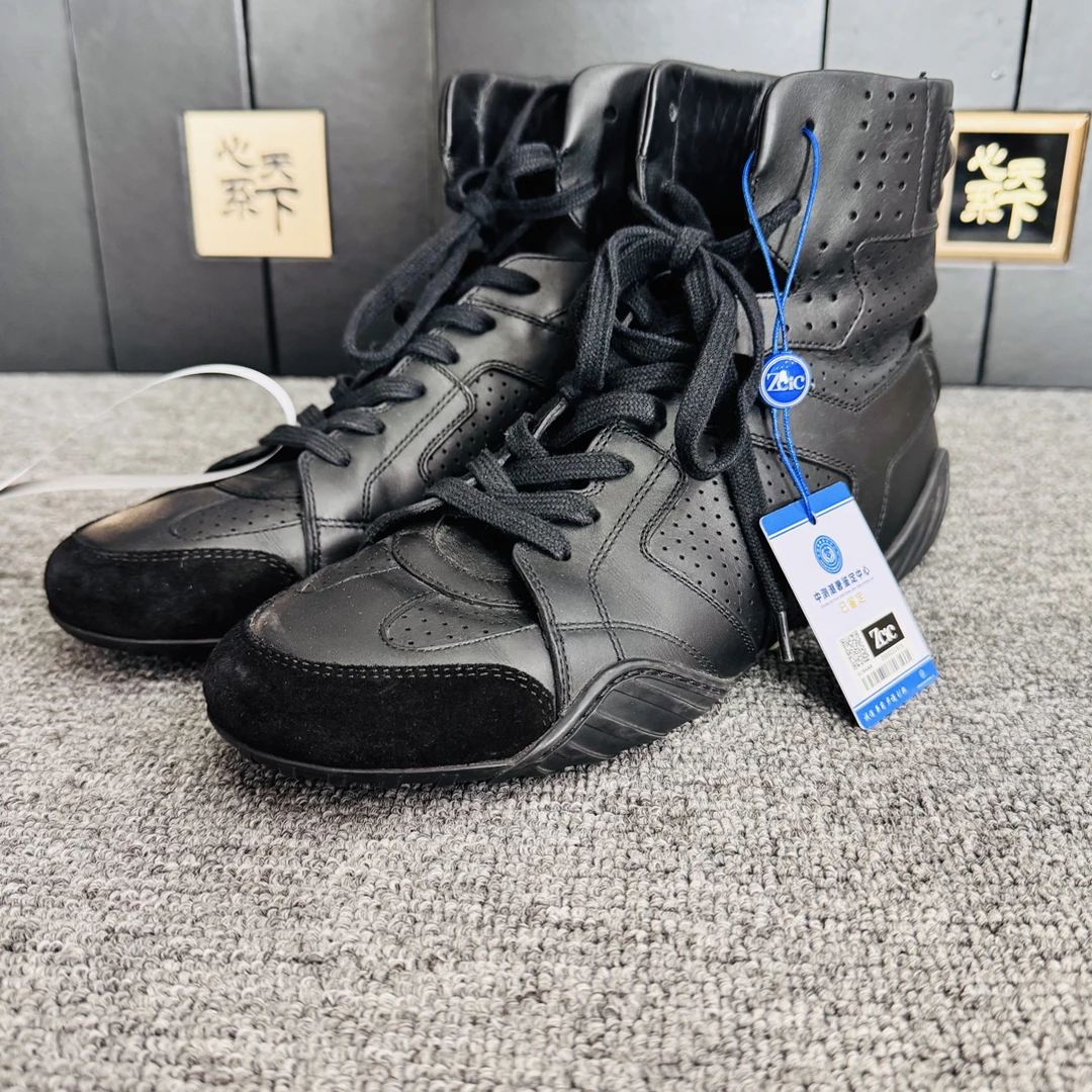 95新 DIOR/迪奥 迪奥高帮拼皮运动鞋38码ysc3249