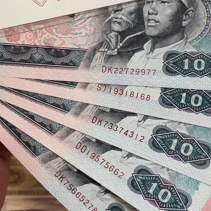 8010全新直板散5张有张人三