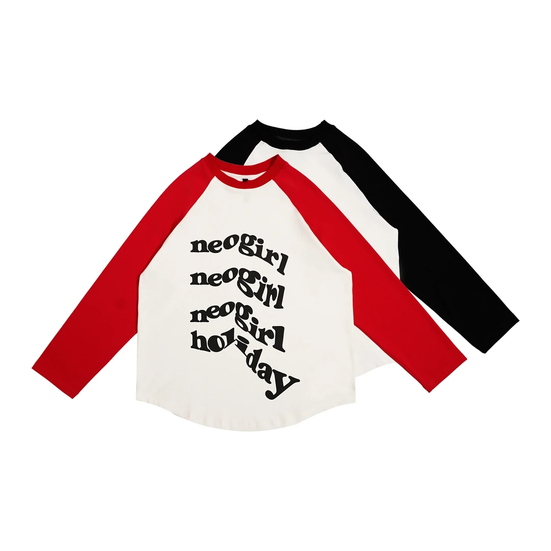 【上新】GG潮牌穿搭买手时尚休闲百搭显瘦舒适撞色字母T恤-151227