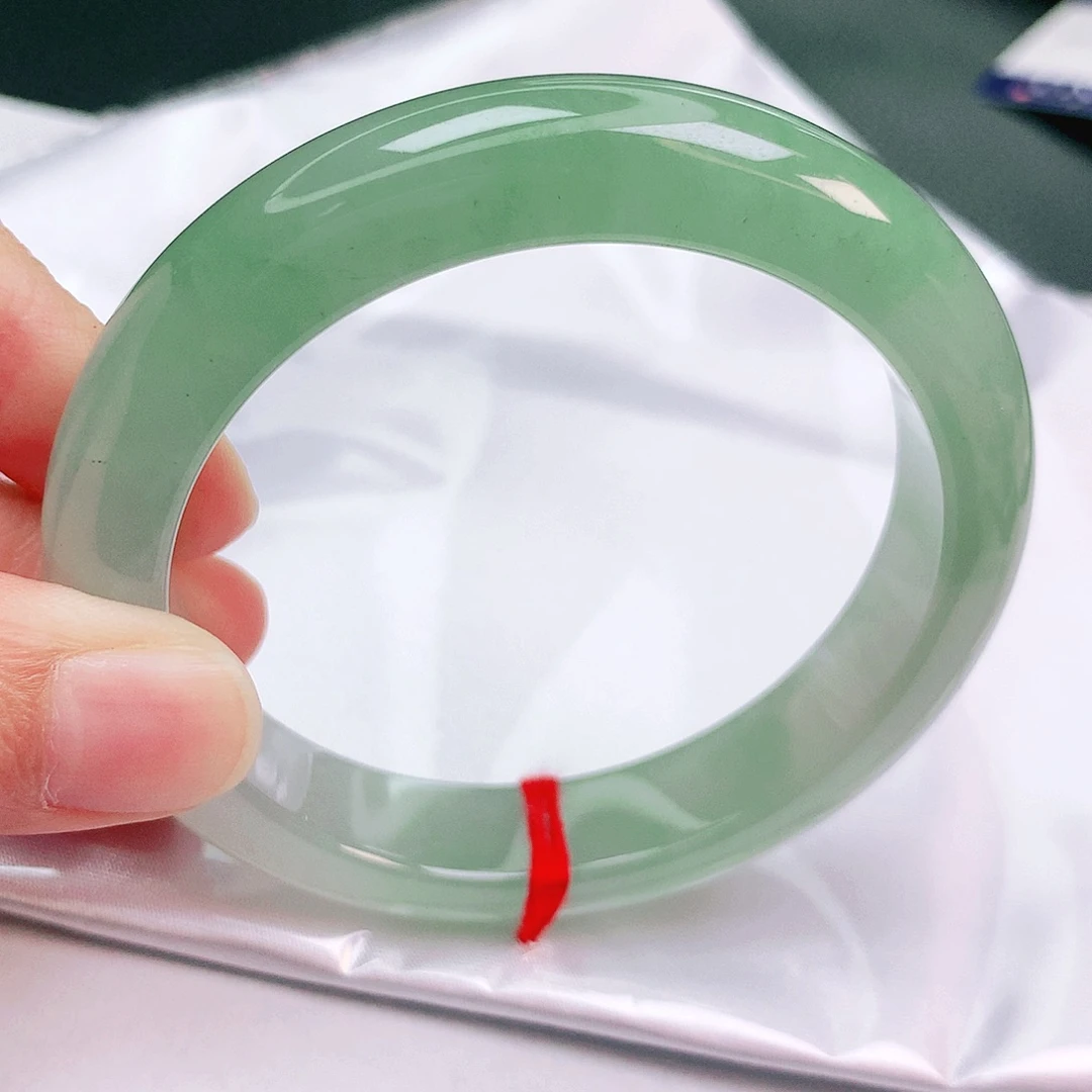 翡翠未镶嵌手镯缅甸天然a货翡翠手镯